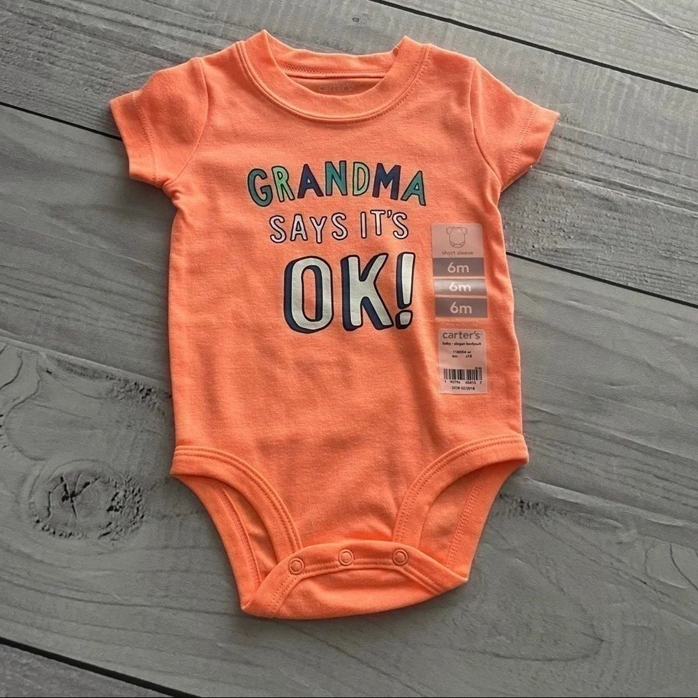 ✅2x Host  Pick✅ Carter’s Onesies, Set of 2, 6M